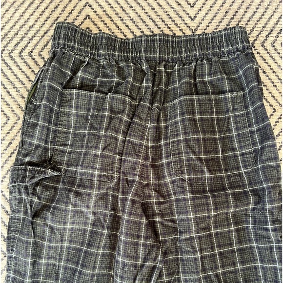 Corduroy Pull On Tapered Plaid Utility Pant | matching set - Picture 13 of 14
